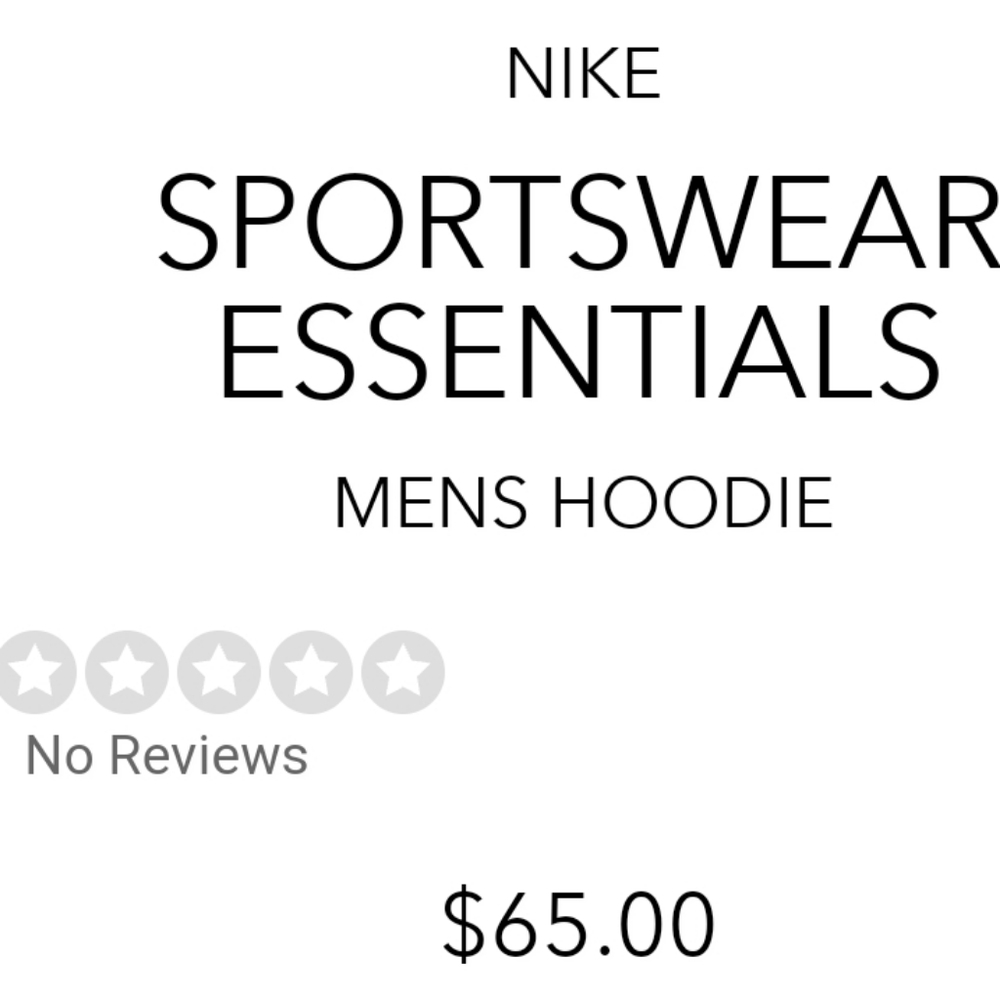 NWT Men's Nike Sportswear Essentials Hoodie - Picture 8 of 9